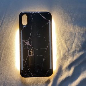 LuMee Duo Metallic Marble iPhone XS Max Case